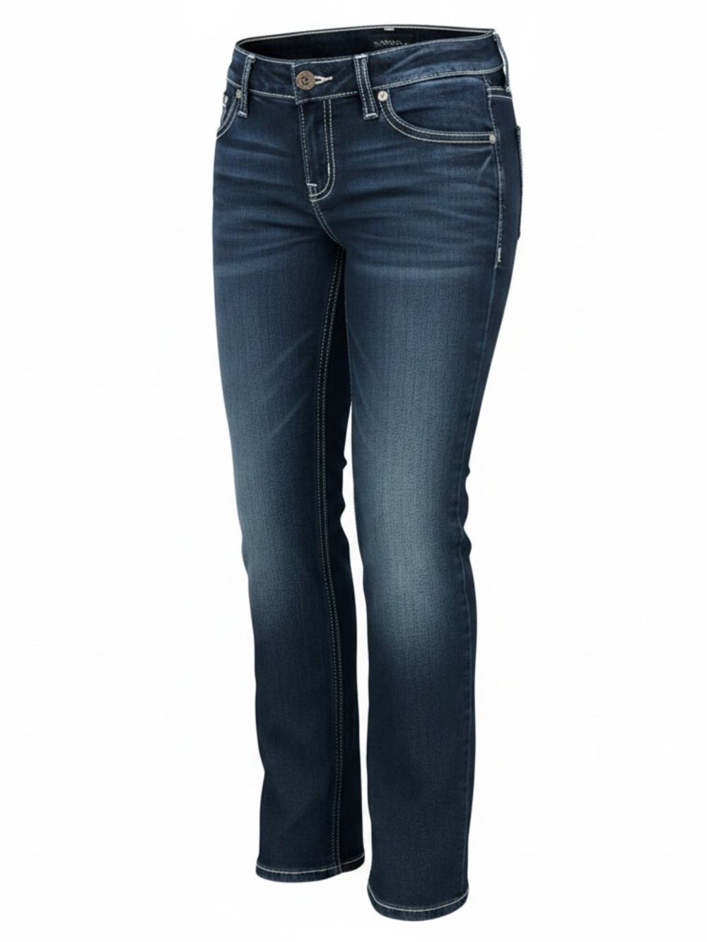 SILVER JEANS CO. SUKI MID SLIM BOOT JEANS – SIZE 27 × 33